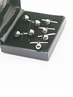 14k Gold Filled Gemstone Cufflinks Studs